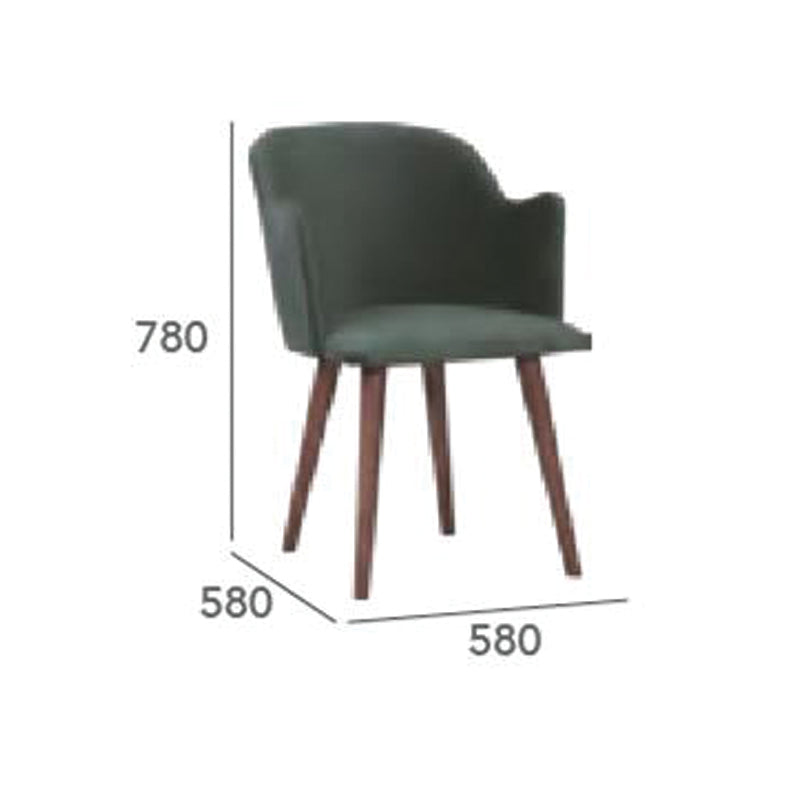 NAYELI Dining Chair - Dark Green