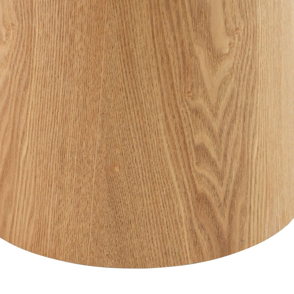 BOLTON Ceramic Dining Table 1.8M - White & Oak