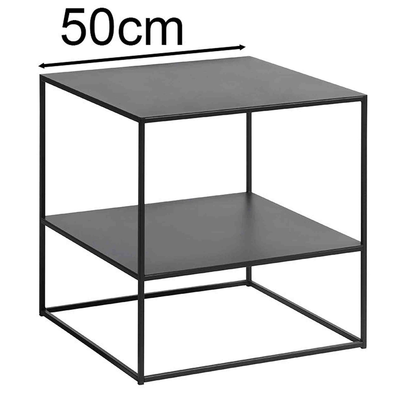 PEBBLE Coffee Table 50x50cm - Black