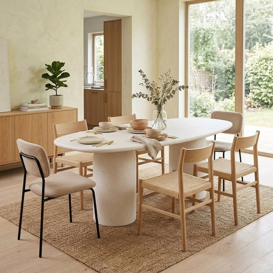 TREVINO Dining Table 200cm - Off-White