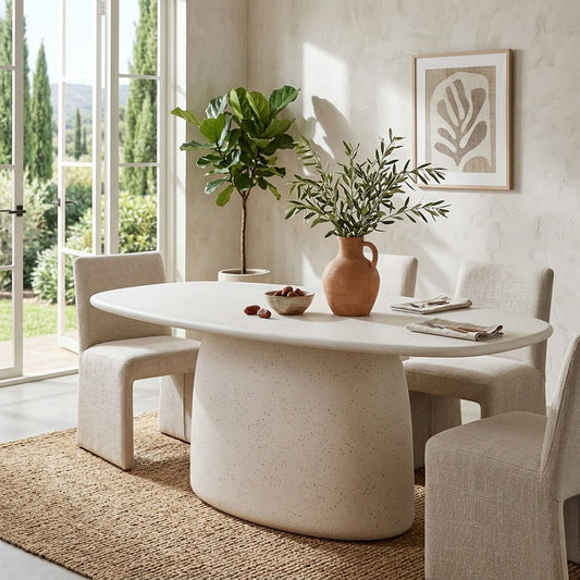TREVINO Dining Table 200cm - Off-White