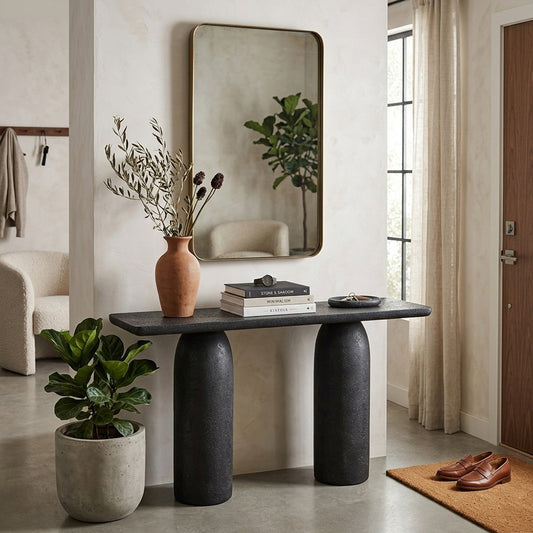 TREVINO Console Table 150cm - Charcoal
