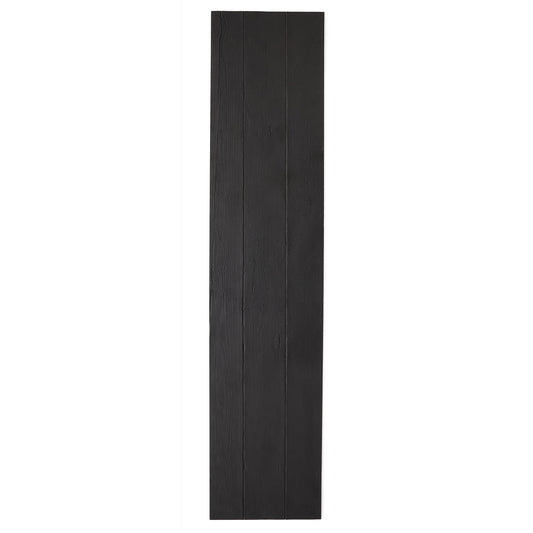 WOODFLEX FLEXIBLE SOFT STONE PANEL - CHARCOAL BURNT WOOD - Black - 2700 x 600mm
