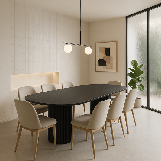 KELYN Dining Table 220cm - Black