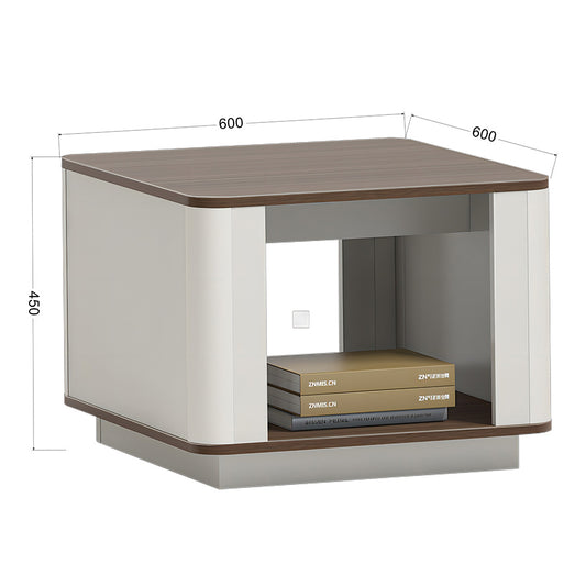 ANDERS Coffee Table 60cm - Hazelnut & Beige