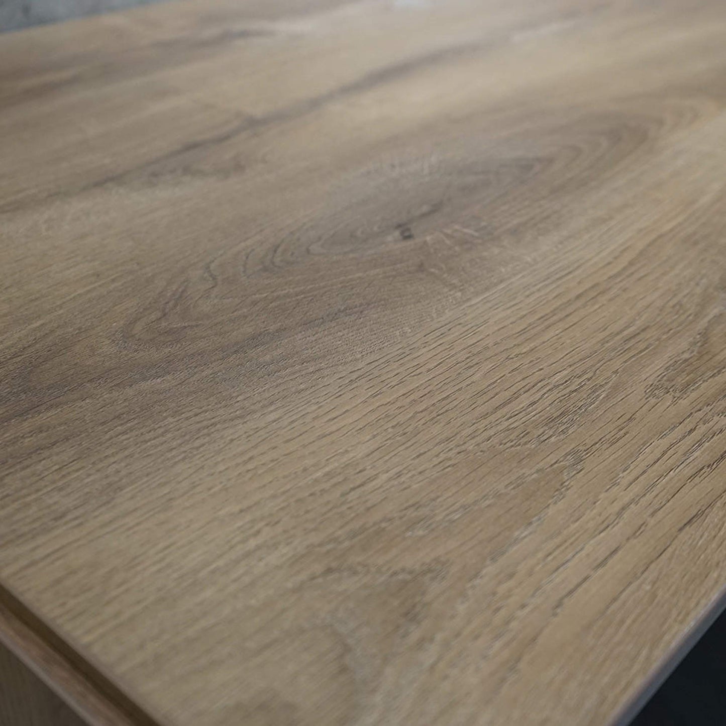 LOGAN Executive Desk Reversible 180cm - Warm Oak & Black