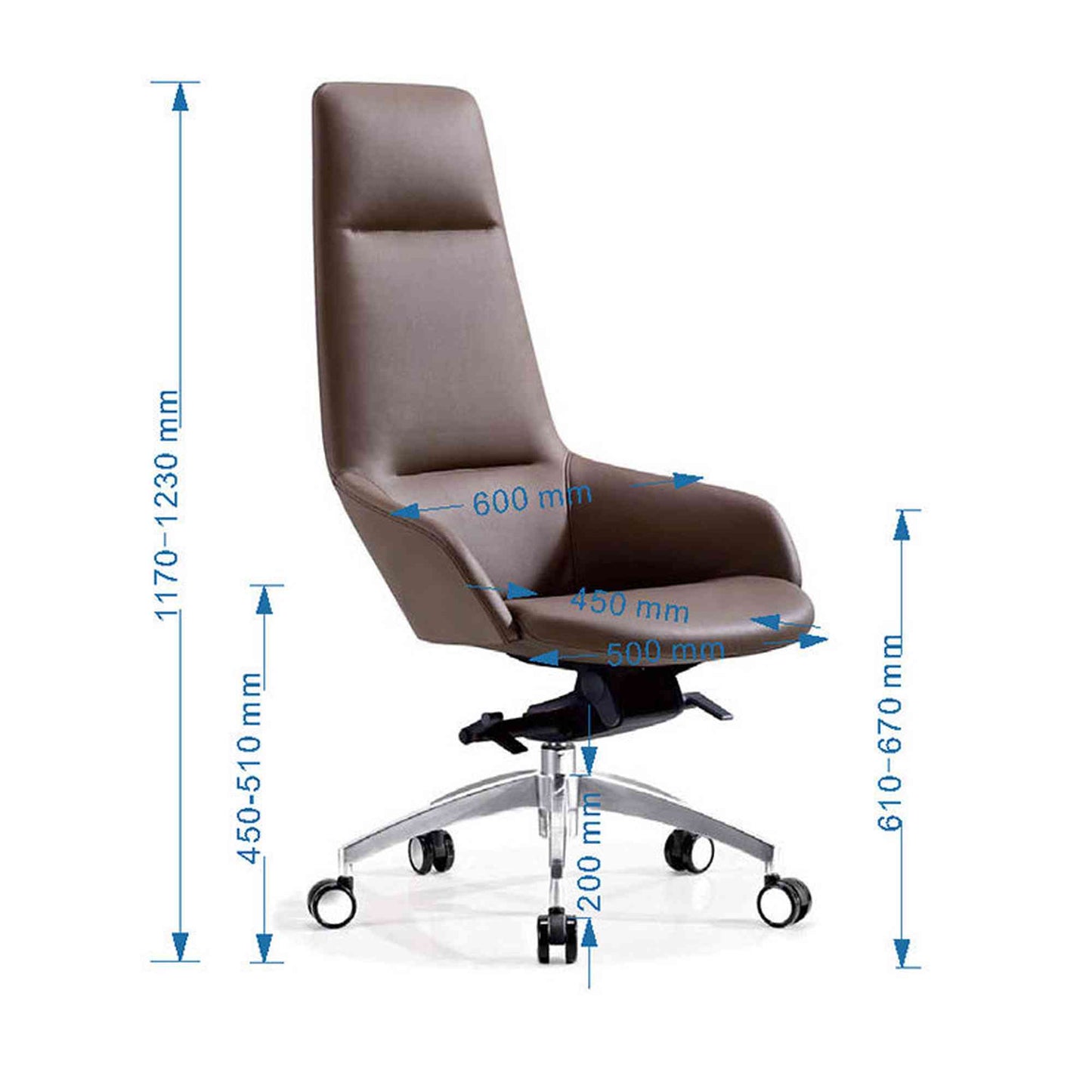 OSCAR High Back Office Chair - Black