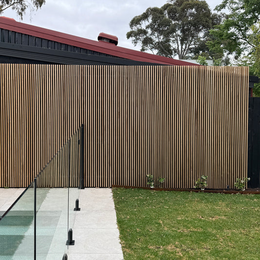 Solid Hard Wood Wall & Fence Cladding - SAMPLE - 300mm x 200mm