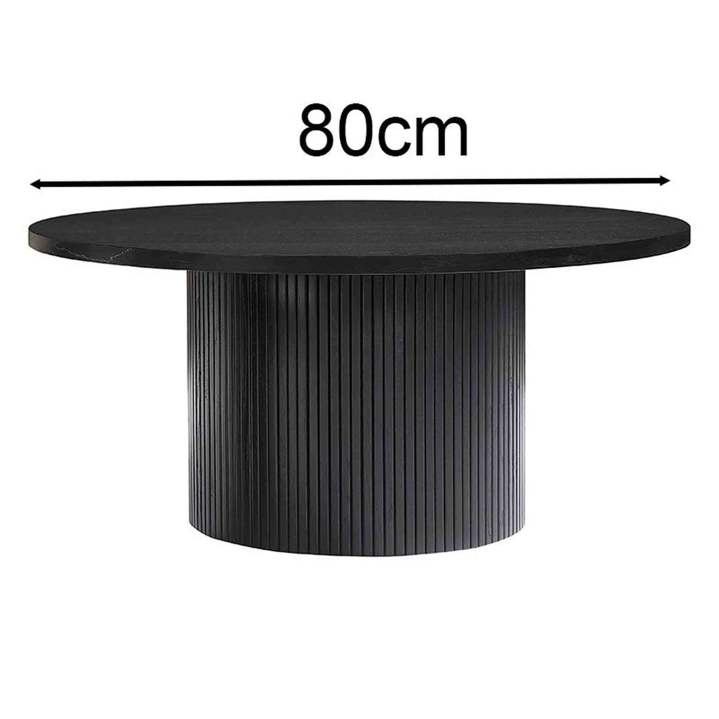 KENZI Coffee Table 80cm - Black