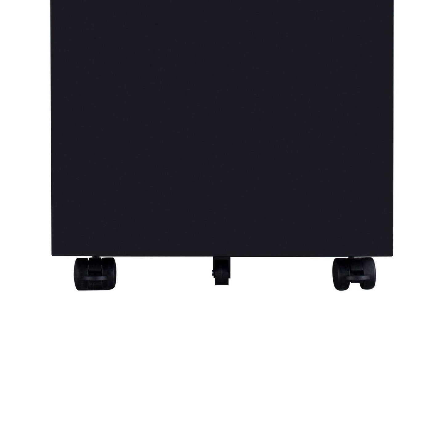 MARLO 3 Drawer Mobile Pedestal Cabinet - Black