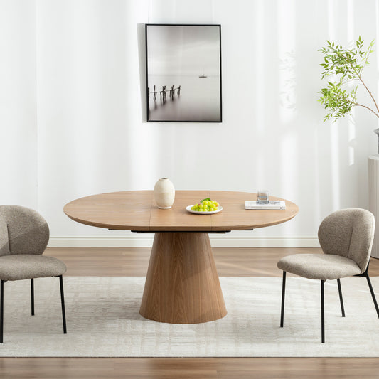 BLAINE Extendable Dining Table 1.2-1.6M - Natural