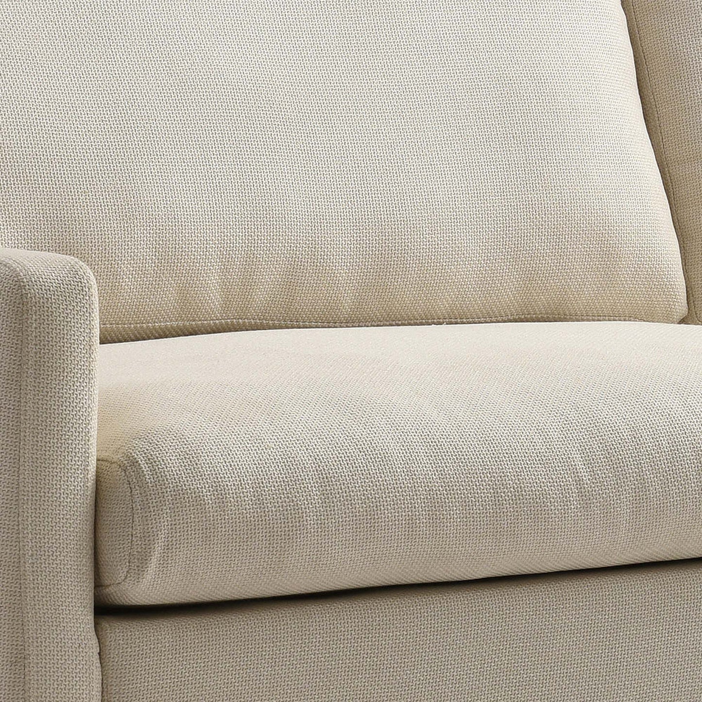 VIENNA 3 Seater Sofa - Beige & Oak