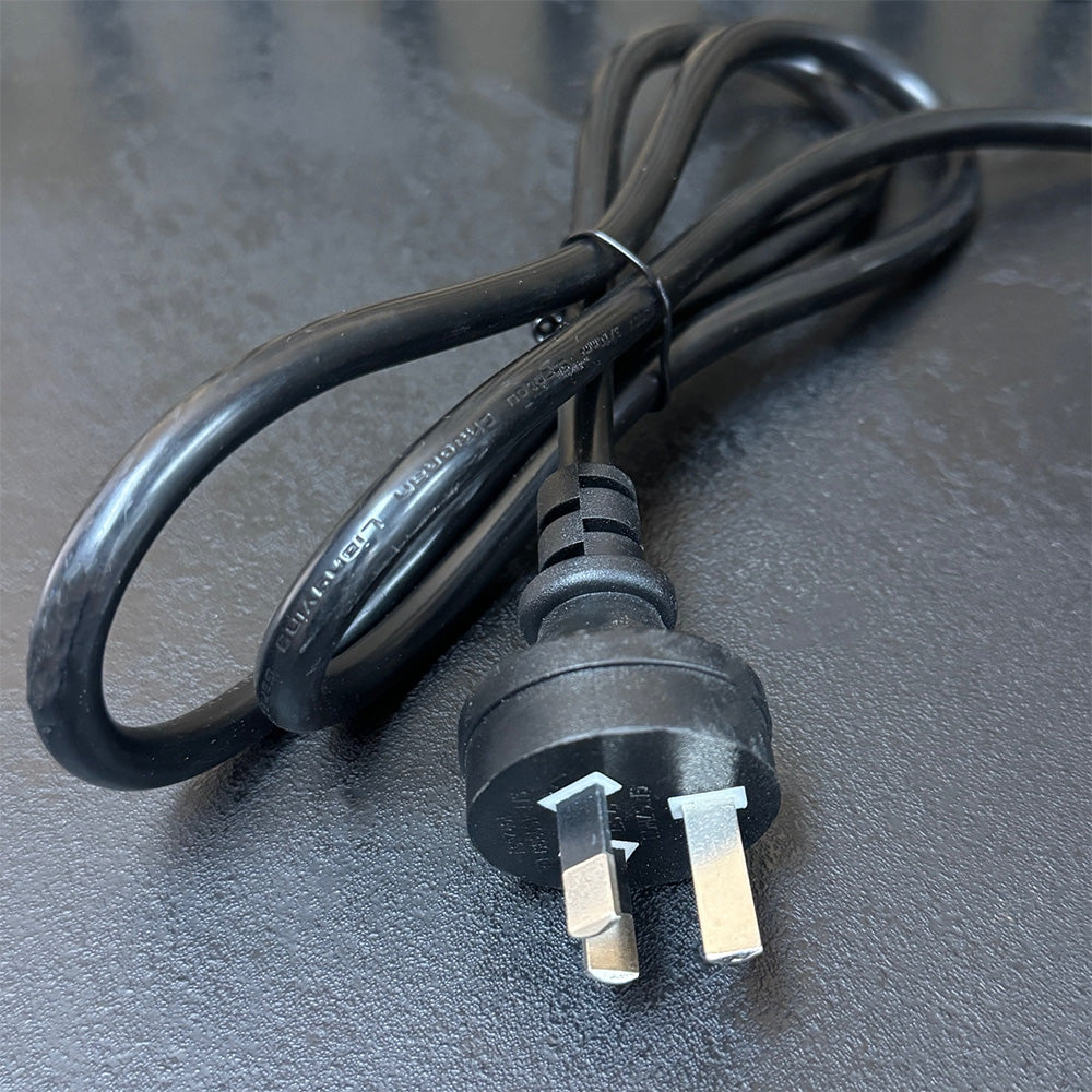 In Desk Cable Management Cubby Power & USB Box - 13cm - Black