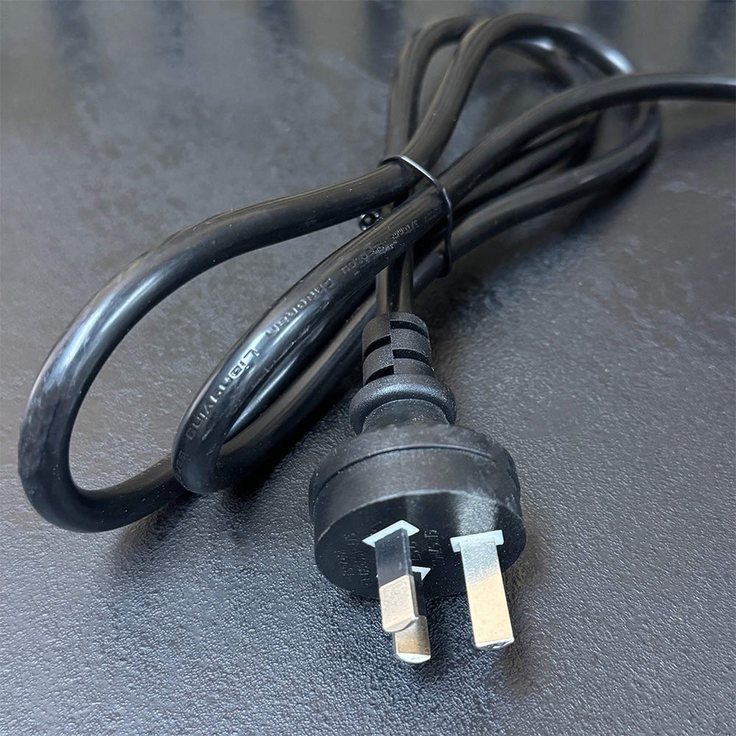 In Desk Cable Management Cubby Power & USB Box - 13cm - Black