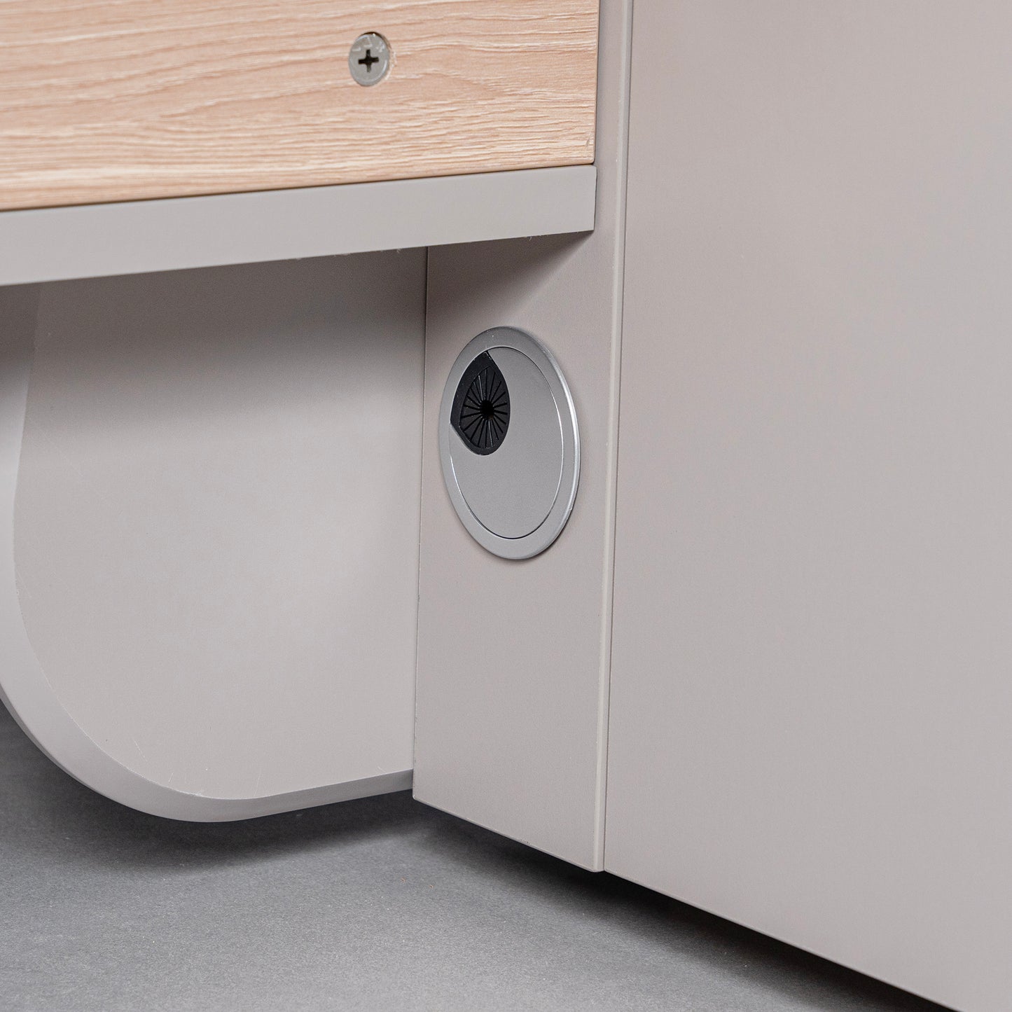 WESLEY Executive Desk Left Return 180cm - Oak