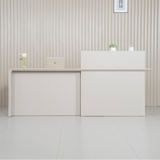 SEVANI Reception Desk 180cm - Left Counter - Oak