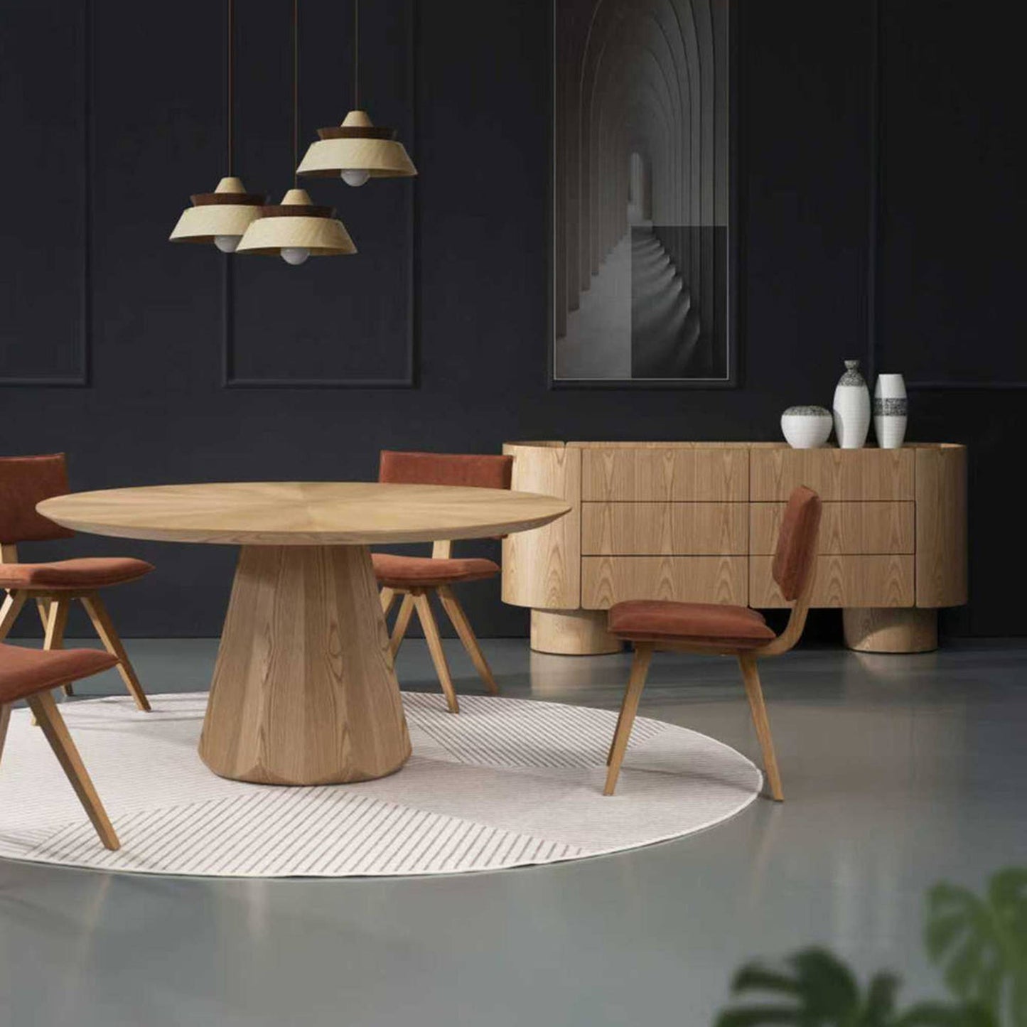 CLAIRE Sideboard 181cm - Oak
