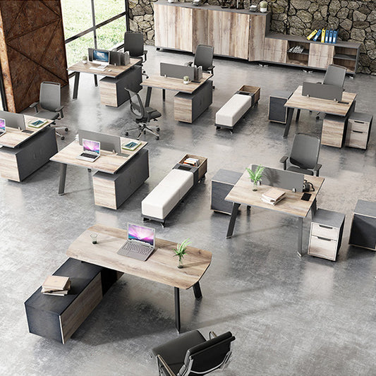 HALDIS Bench 180cm - Warm Oak & Black