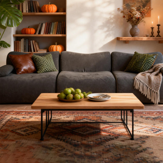 ZAHRA Three Seater Compressed Sofa - Charcoal