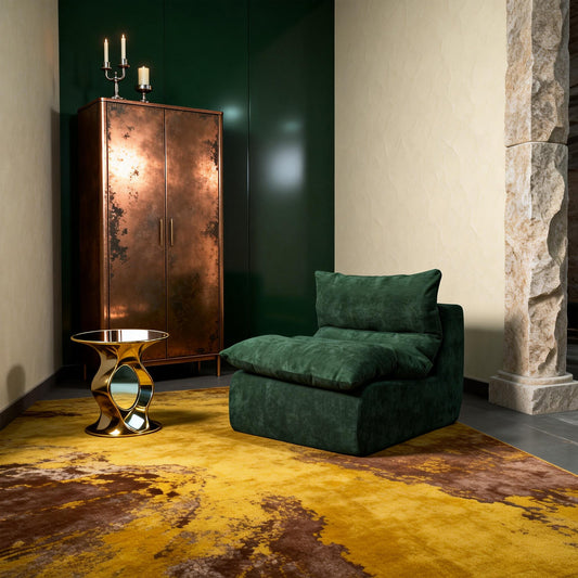 ZAHRA Singleseater Compressed Sofa - Green