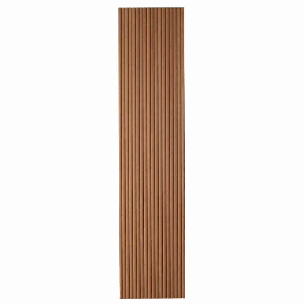 WOODFLEX Flexible Wooden Slat Wall Panel - Walnut Veneer - 2700mm - Half Round 27mm