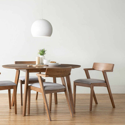Zola Dining Chair - Oak & Light Grey