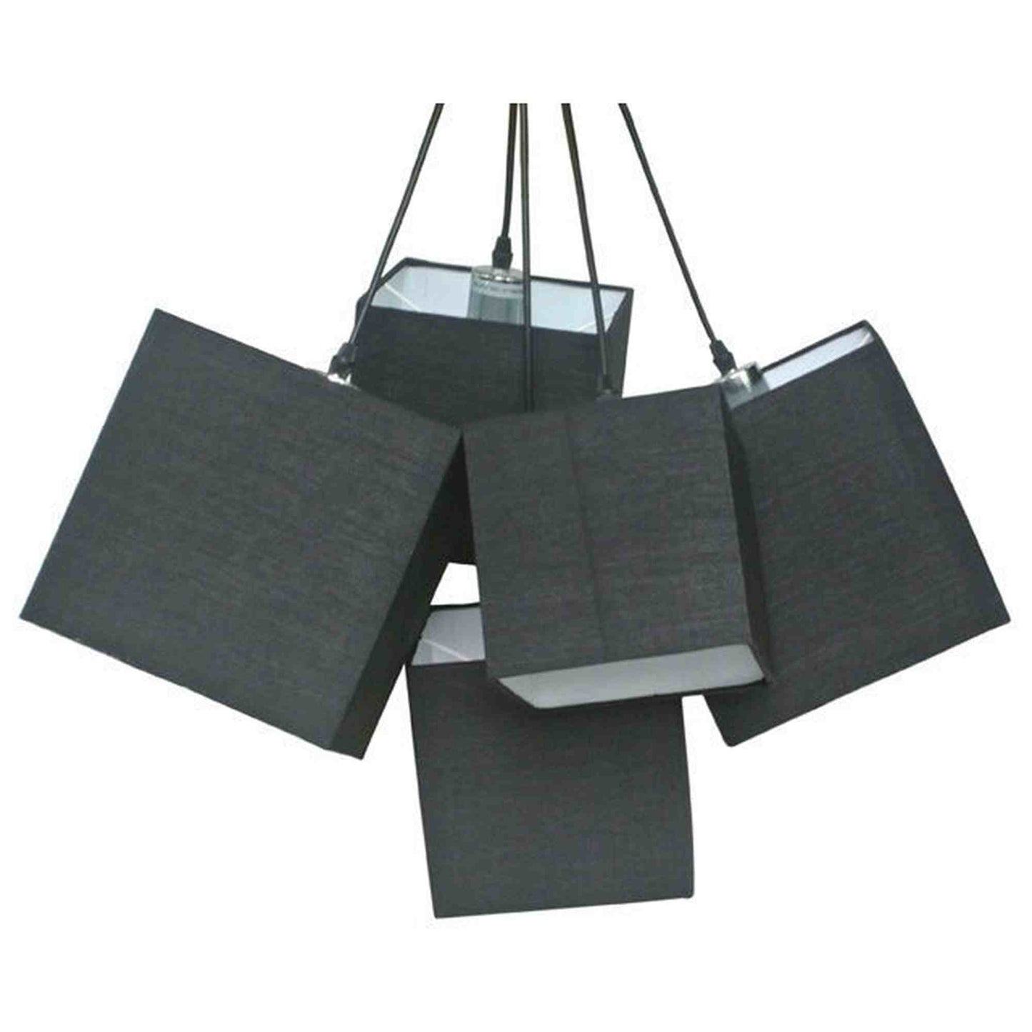 Loria Black Black Square Cluster Pendant Lights,Home Decor,Lighting,Pendant Lights,New Arrivals,Modern Furniture
