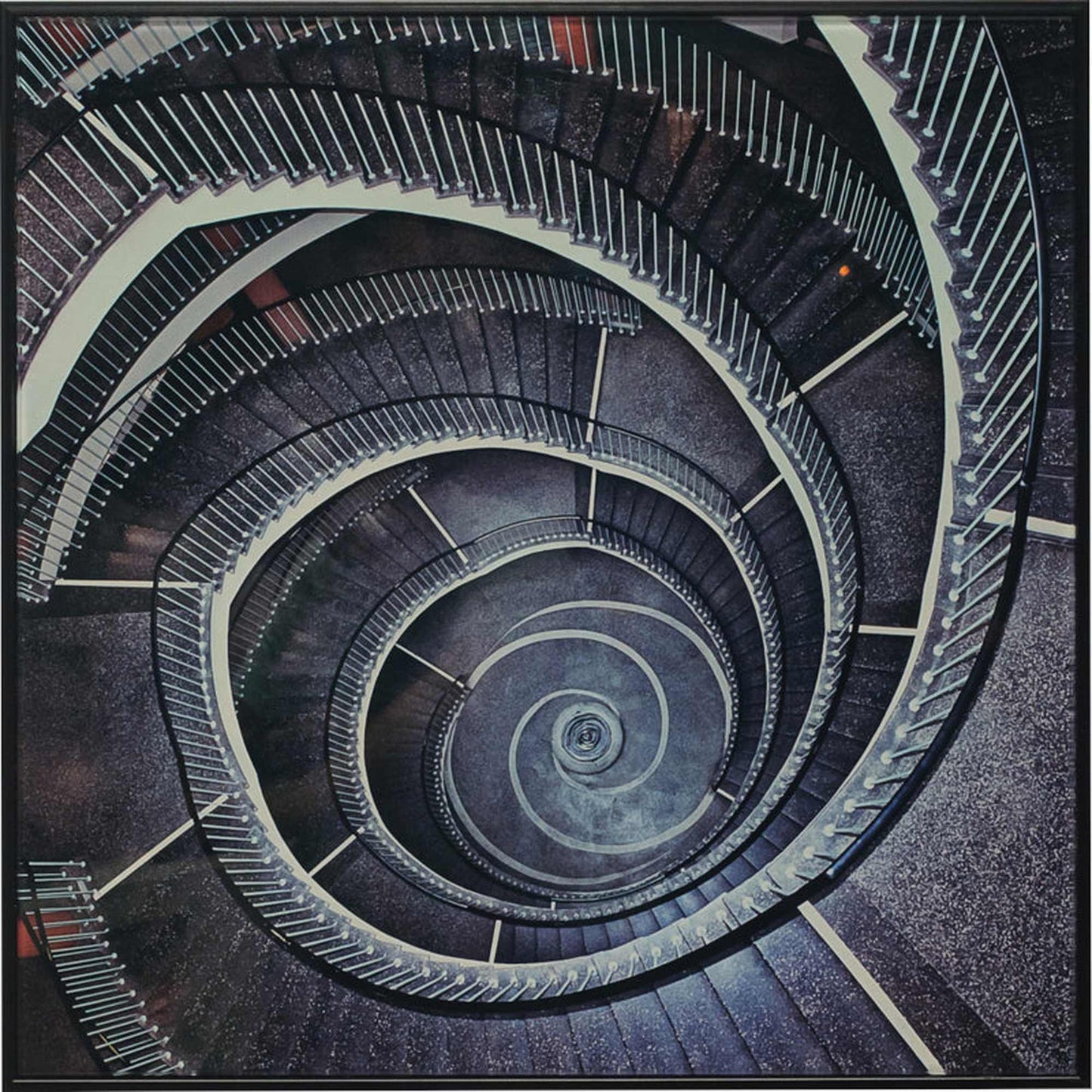 Staircase Acrylic Paint Blue 40c40cm,Home Decor,Paintings & Prints,Modern Furniture