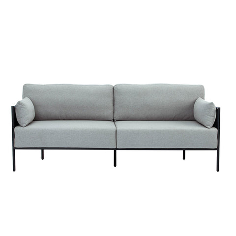 TREDIA 3 Seater Sofa - Silver & Midnight Blue,Living Room Furniture,Lounges,Three Seaters,Modern Furniture