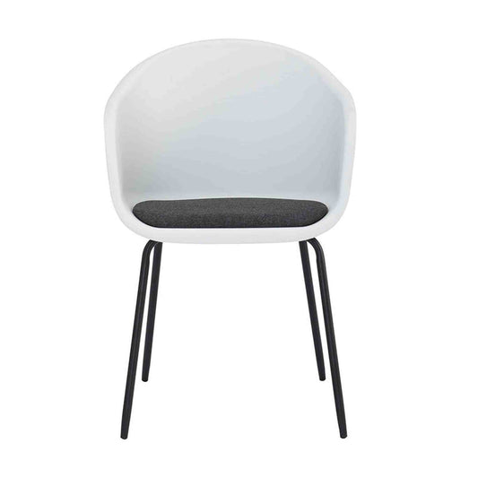 COLLEEN Dining Chair - White,Dining Room Furniture,Dining Chairs,Armchairs,Modern Furniture