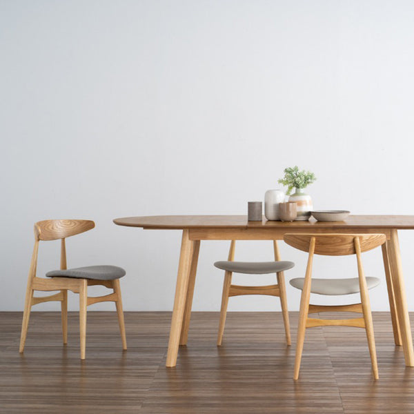 Tricia Dining Chair Oak & Grey Modern Furniture Melbourne, Sydney
