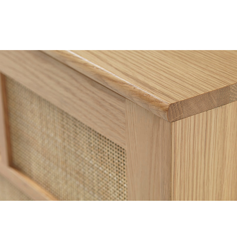 BARRALI Sideboard Buffet 180cm - Natural & Rattan