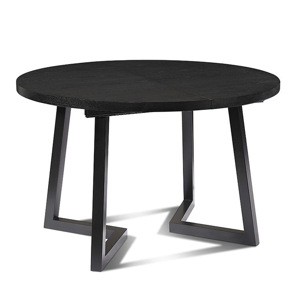 NOVAH Extendable Table 120200 Black Oak Veneer Modern Furniture
