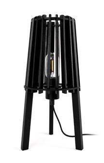 Fidel Timber Floor Lamp 1.3M - Black,Home Decor,Lighting,Floor Lamps,Modern Furniture
