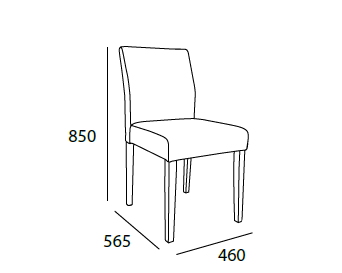 Ladee Dining Chair - Oak + Silver,Dining Room Furniture,Dining Chairs,Modern Furniture
