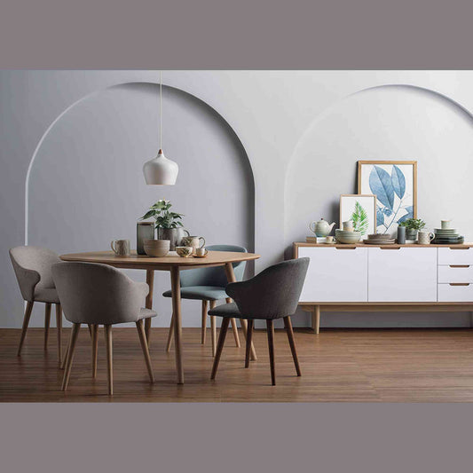 NAKULA Sideboard Buffet 180cm - Natural & White