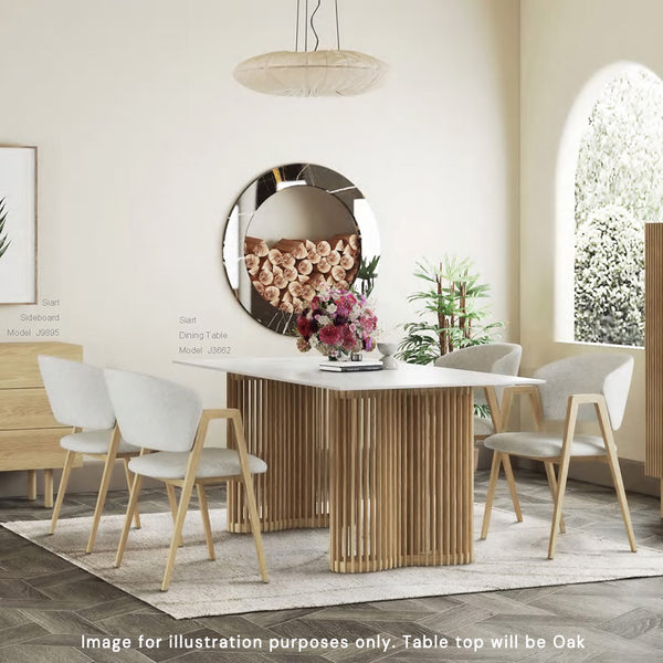 ORTON 180cm Dining Table Oak Modern Furniture Melbourne, Sydney