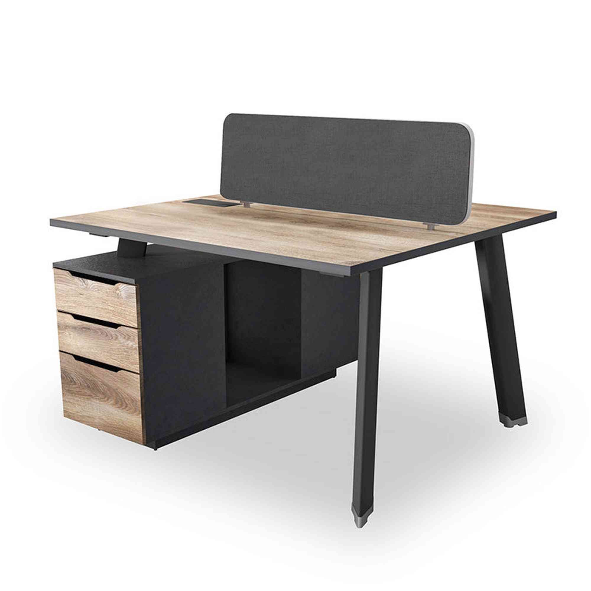 ARTO 2 People Back to Back Workstation Desk 2 Cabinets 1.2M ARTO 2 People Back to Back Workstation Desk 2 Cabinets 1.2M