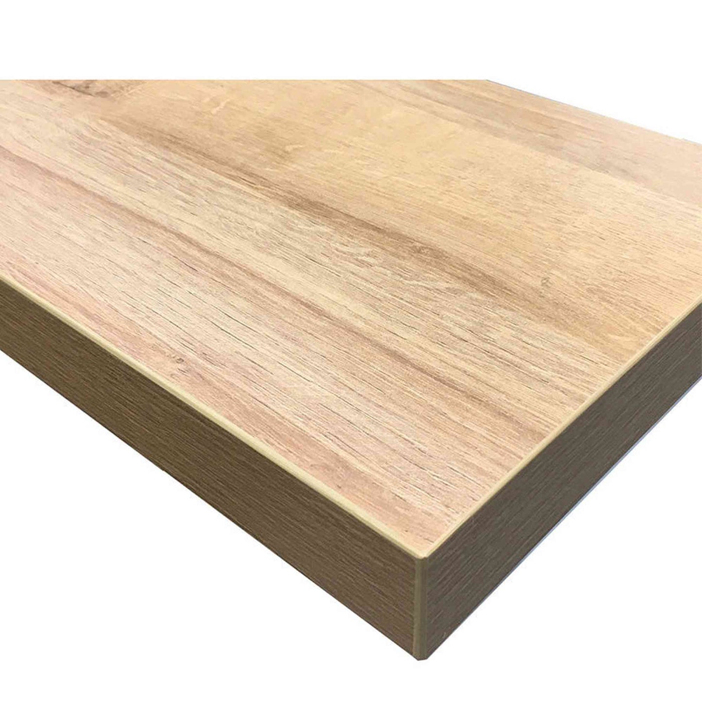 ZIVA Reception Desk 2.4M with Left Panel - Oak & White