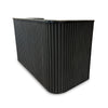 HALO Reception Desk 180cm - Black