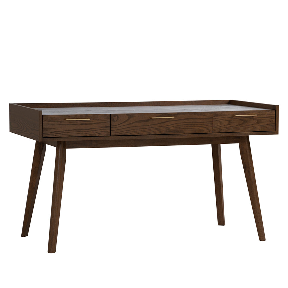 BREDA Study Desk 110cm - Walnut