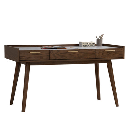 BREDA Study Desk 110cm - Walnut