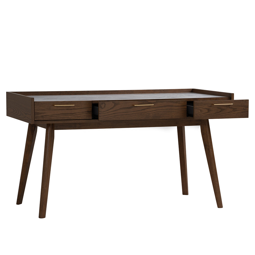 BREDA Study Desk 110cm - Walnut