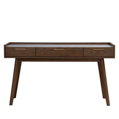 BREDA Study Desk 110cm - Walnut