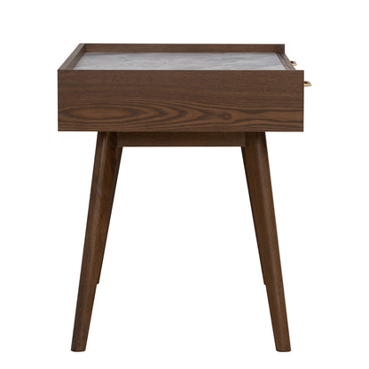 BREDA Study Desk 110cm - Walnut