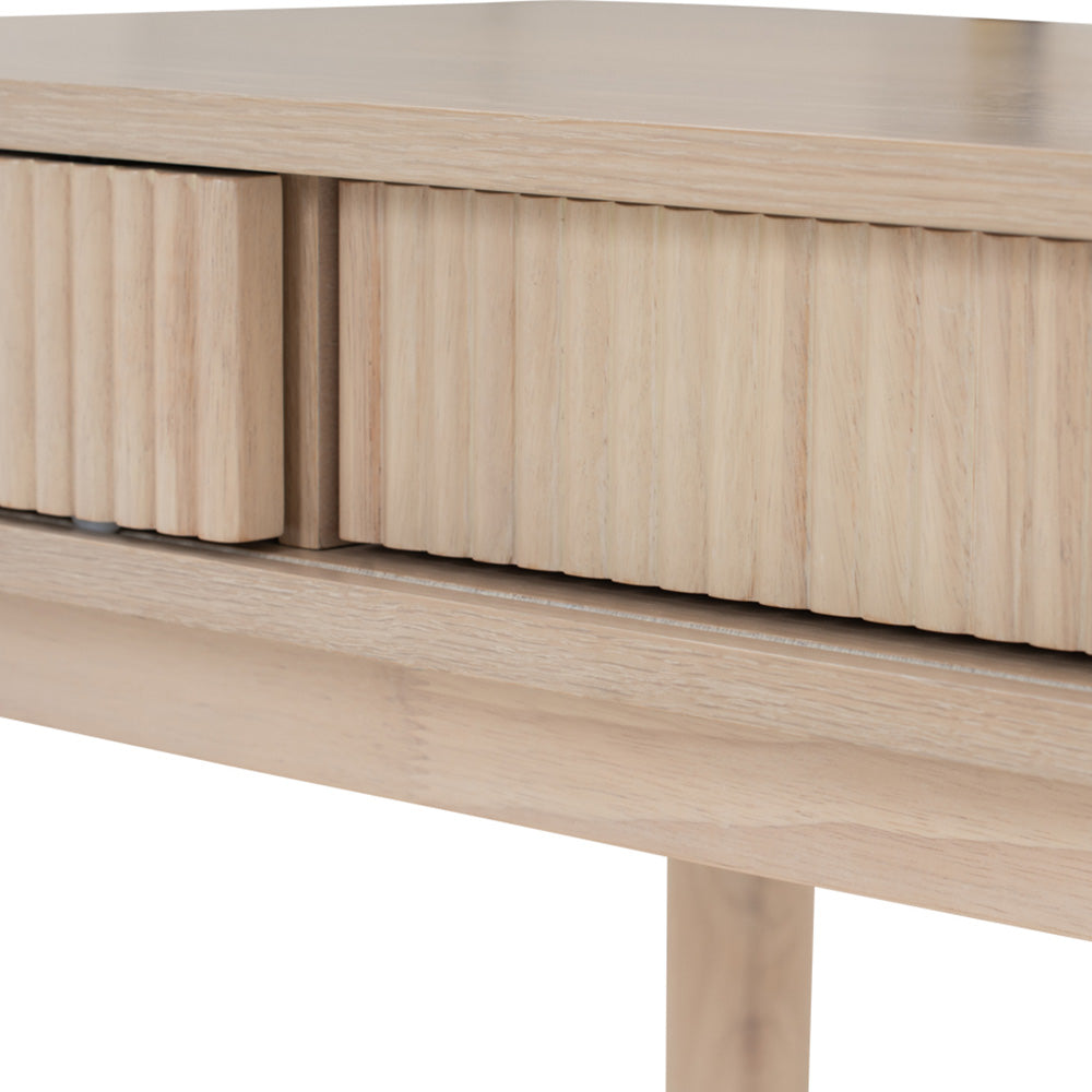 LUDLOW Study/Working Desk - White Wash Oak