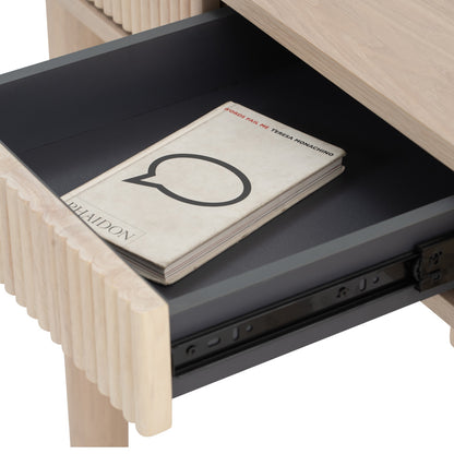 LUDLOW Study/Working Desk - White Wash Oak