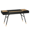 MORSE  Study Desk 140cm -  Black & Oak