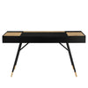 MORSE  Study Desk 140cm -  Black & Oak