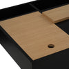 MORSE  Study Desk 140cm -  Black & Oak